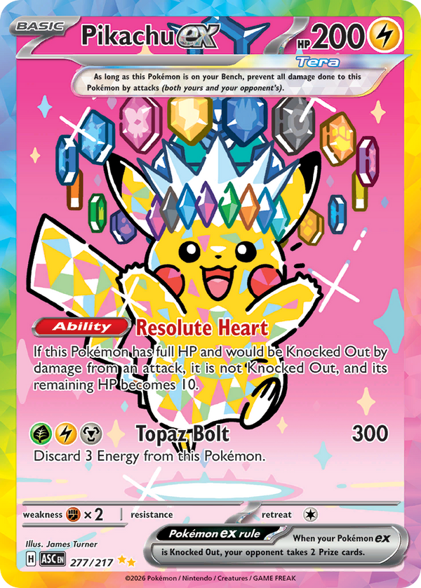 Pikachu ex - Ascended Heroes SET-277