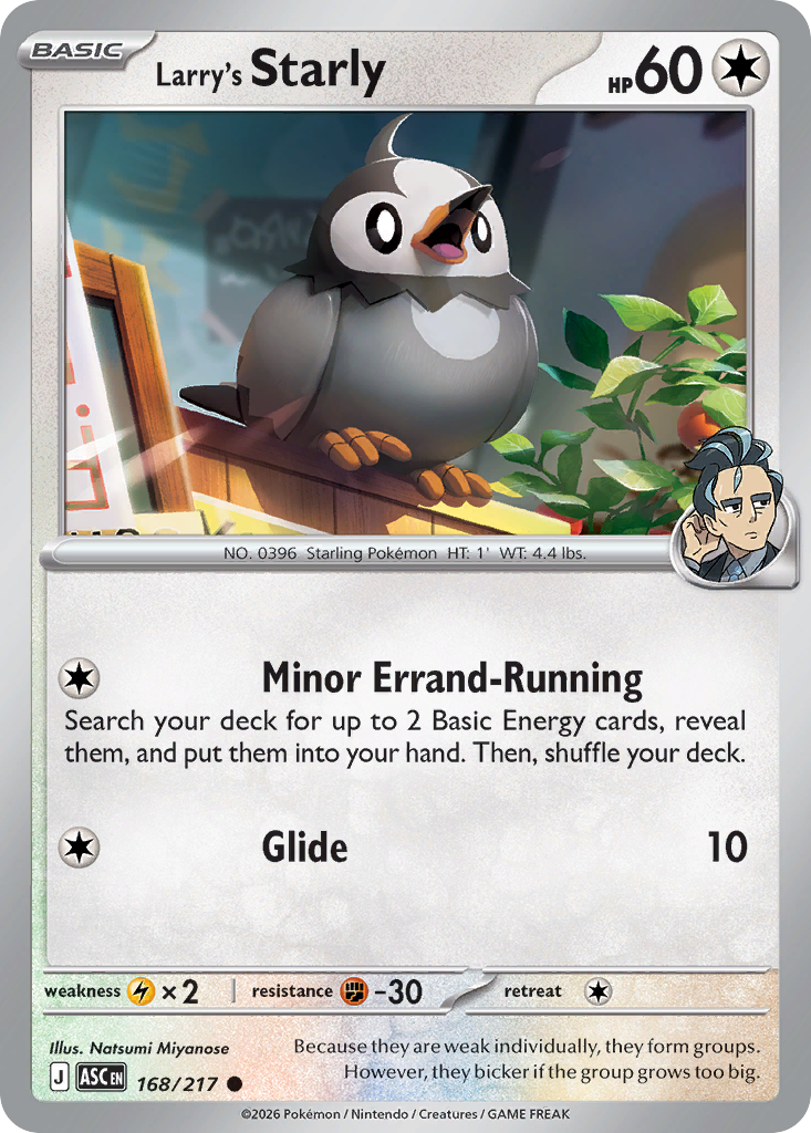 Larry's Starly - Ascended Heroes SET 2-168