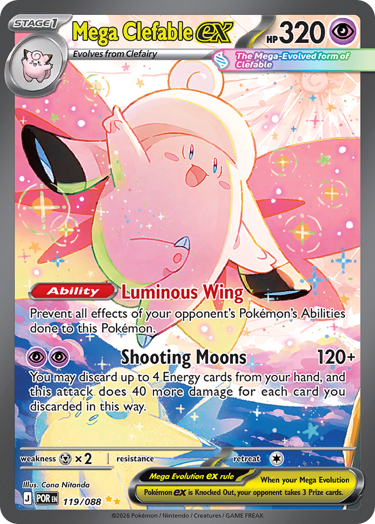 Mega Clefable ex - Perfect Order SET-119