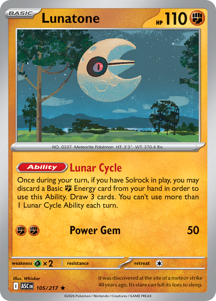 Lunatone - Ascended Heroes SET 2-105