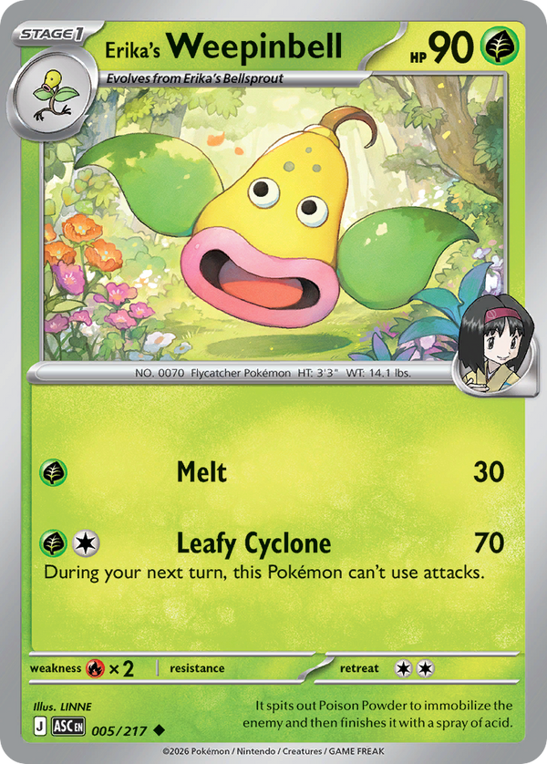 Erika's Weepinbell - Ascended Heroes SET-5