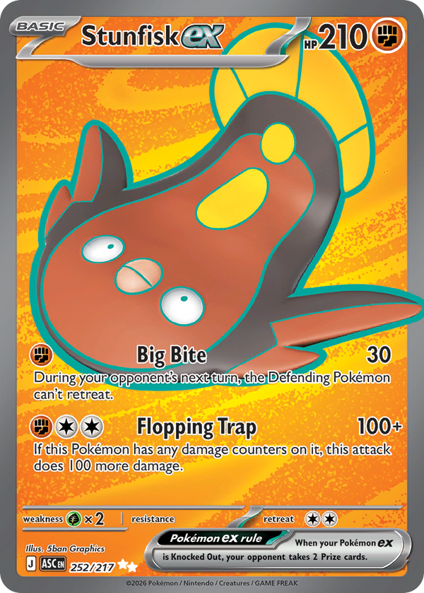 Stunfisk ex - Ascended Heroes SET-252