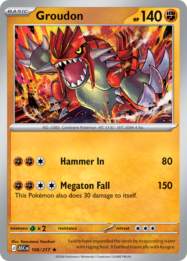 Groudon - Ascended Heroes SET 2-108
