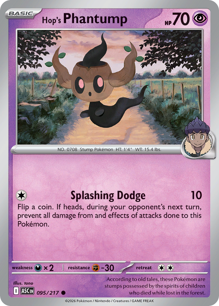 Hop's Phantump - Ascended Heroes SET-95