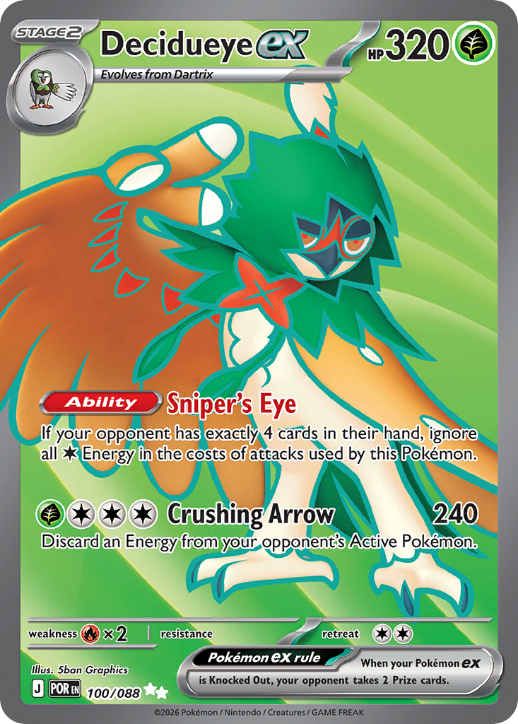 Decidueye ex - Perfect Order SET-100