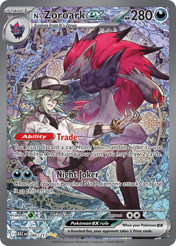 N's Zoroark ex - Ascended Heroes SET-286