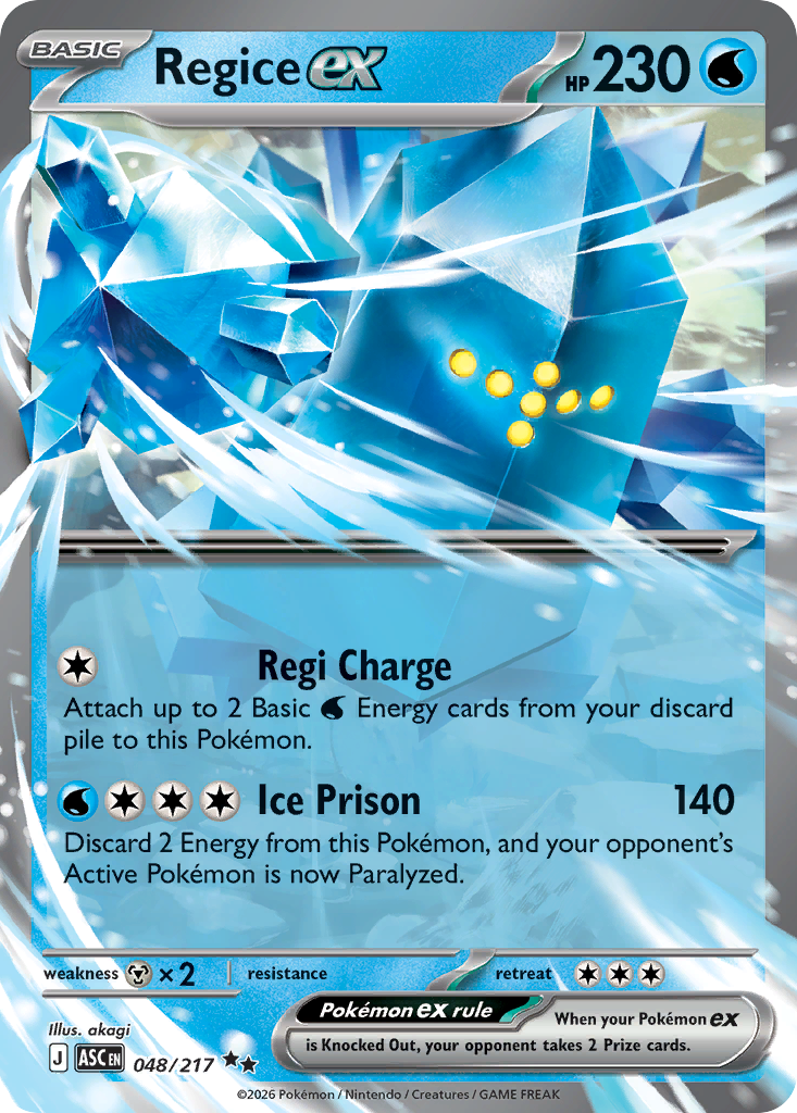 Regice ex - Ascended Heroes SET-48