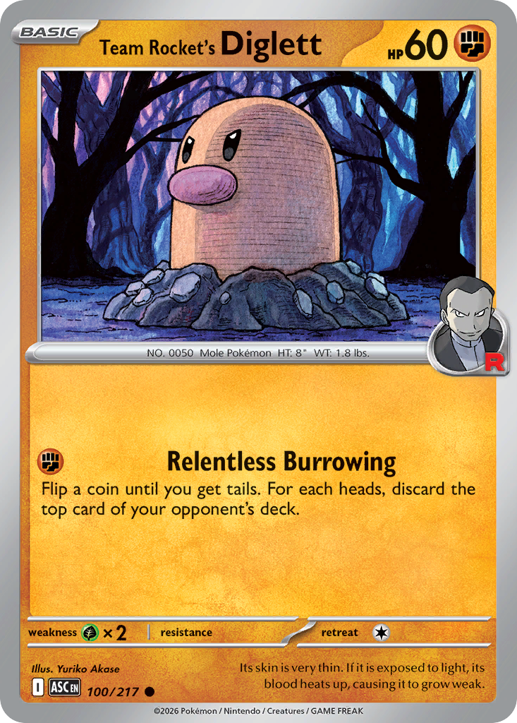 Team Rocket's Diglett - Ascended Heroes SET 2-100