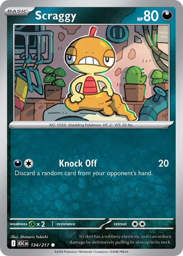 Scraggy - Ascended Heroes SET 2-134