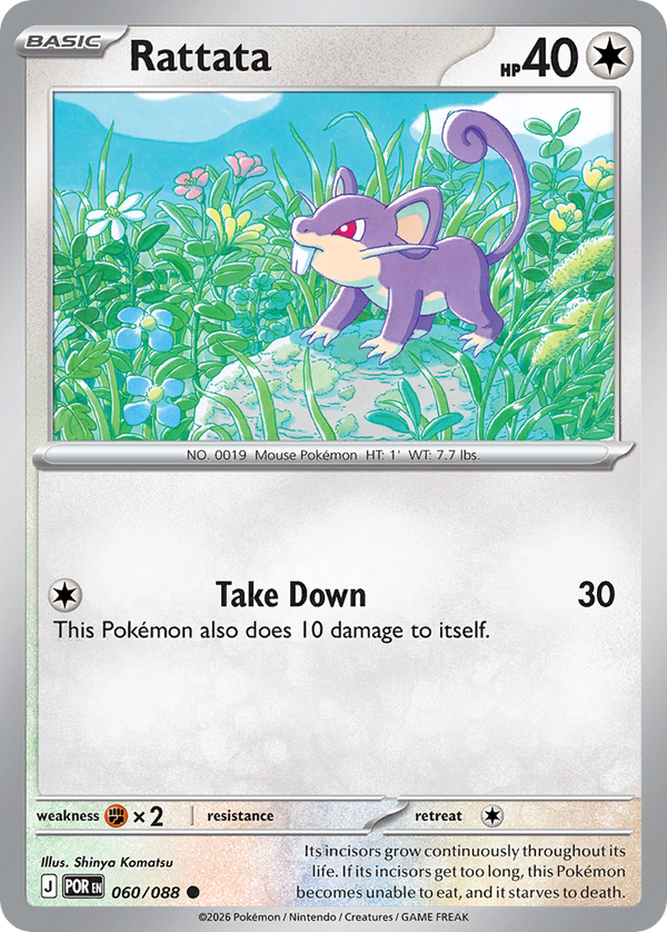 Rattata - Perfect Order SET-60