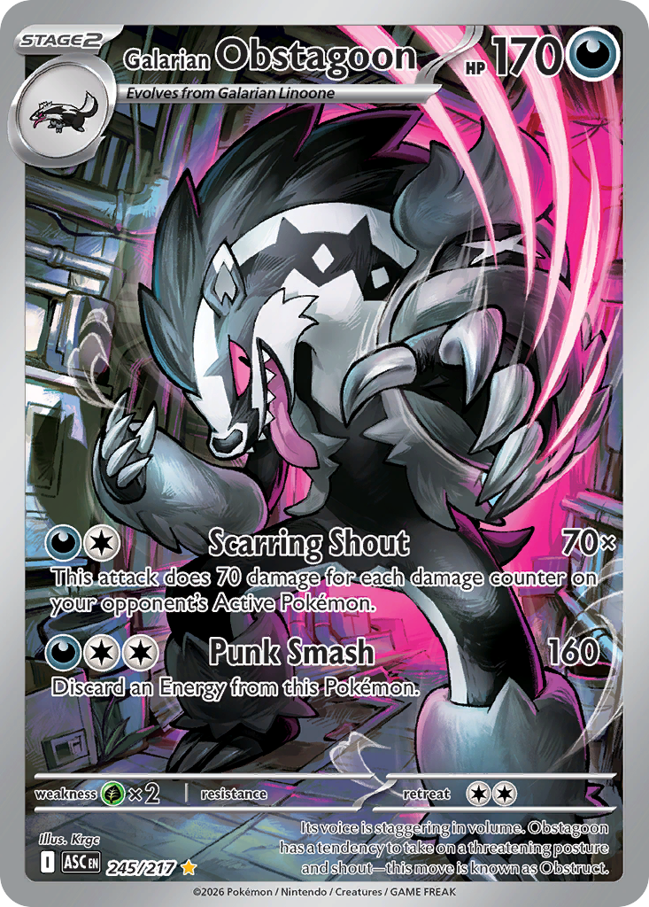 Galarian Obstagoon - Ascended Heroes SET-245