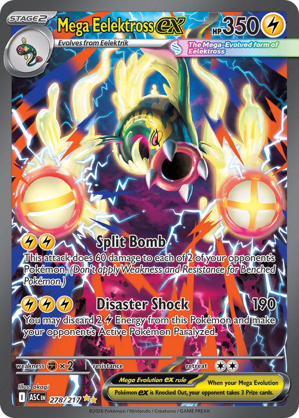 Mega Eelektross ex - Ascended Heroes SET-278