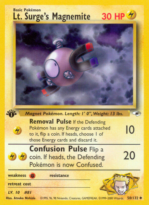 Lt. Surge’s Magnemite Gym Heroes SET-50