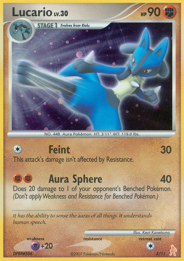 Lucario Diamond & Pearl Trainer Kit—Lucario SET-3