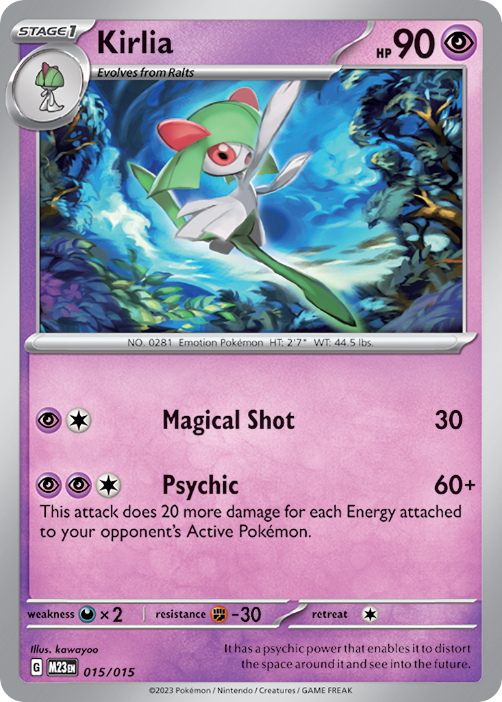 Kirlia McDonald's Match Battle 2023 SET-015