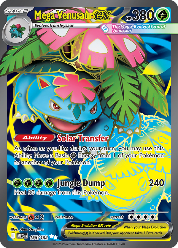 Mega Venusaur ex Mega Evolution SET-155