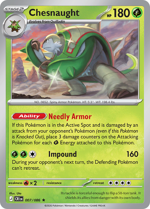 Chesnaught Chaos Rising SET-007