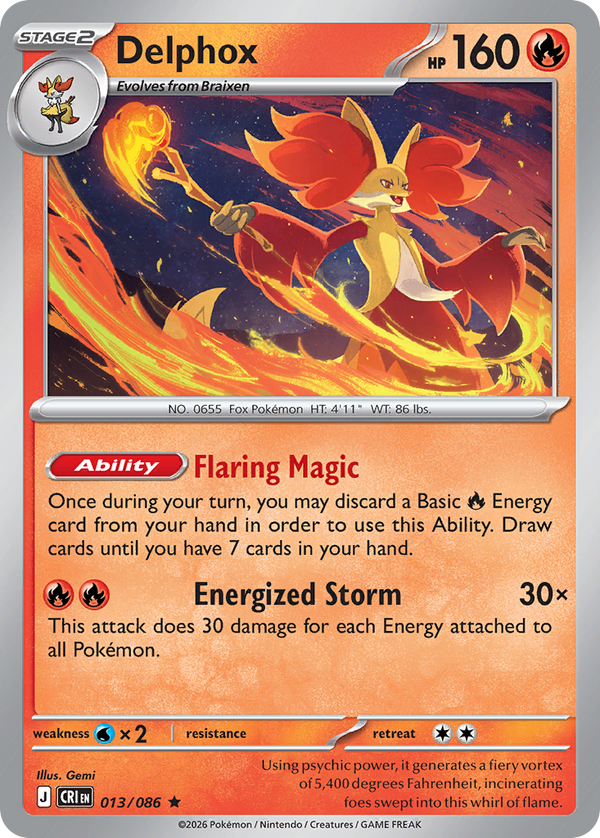 Delphox Chaos Rising SET-013