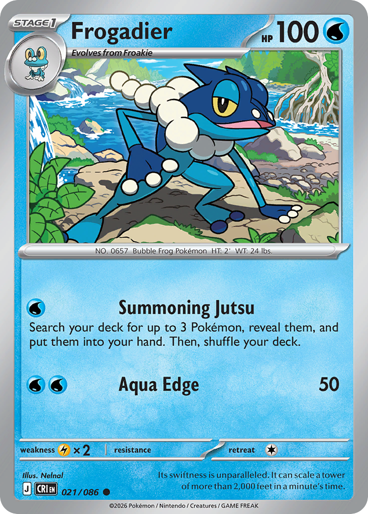 Frogadier Chaos Rising SET-021