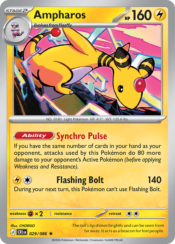 Ampharos Chaos Rising SET-029