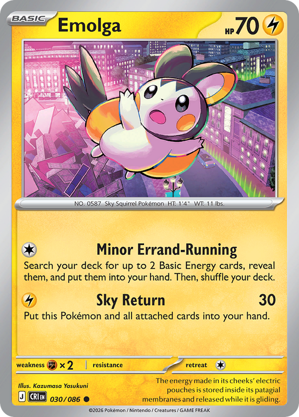 Emolga Chaos Rising SET-030