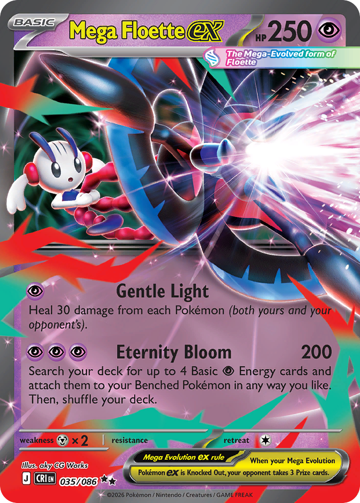 Mega Floette ex Chaos Rising SET-035
