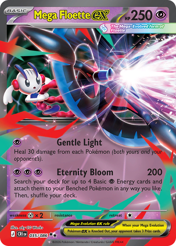 Mega Floette ex Chaos Rising SET-035