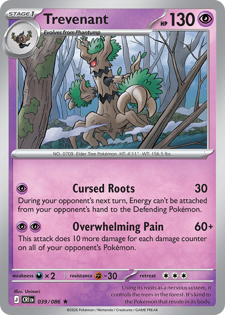Trevenant Chaos Rising SET-039