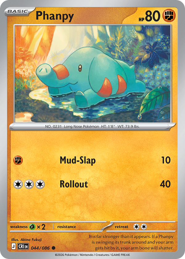 Phanpy Chaos Rising SET-044