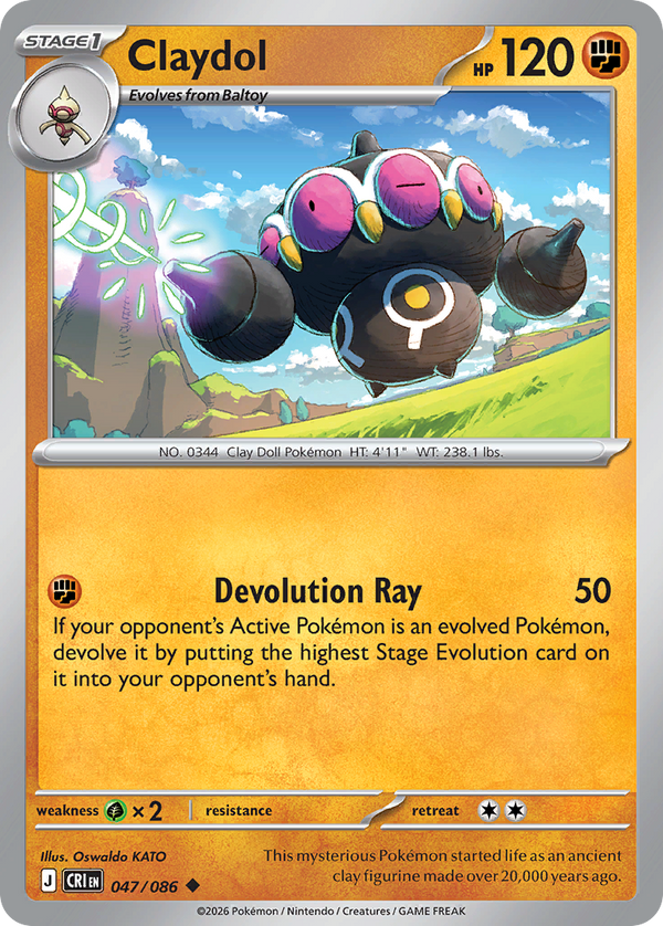Claydol Chaos Rising SET-047