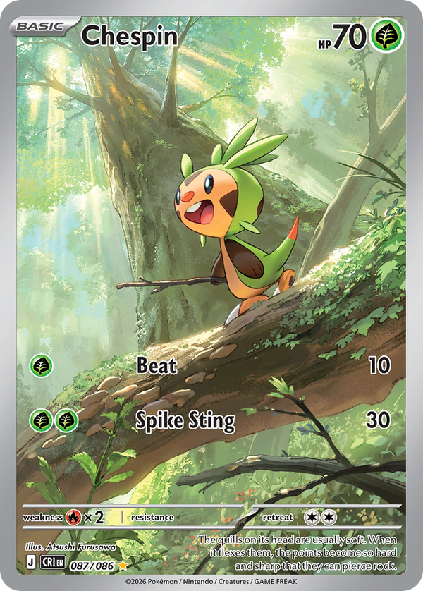 Chespin Chaos Rising SET-087