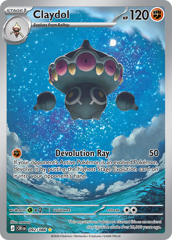 Claydol Chaos Rising SET-092
