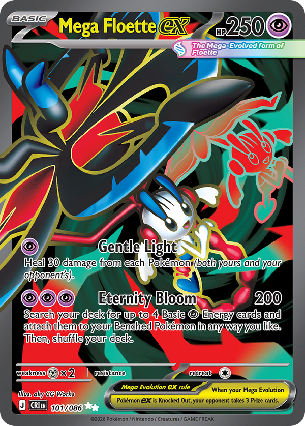 Mega Floette ex Chaos Rising SET-101