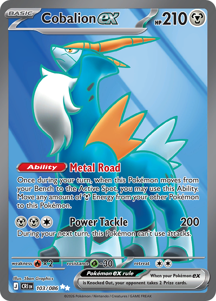 Cobalion ex Chaos Rising SET-103