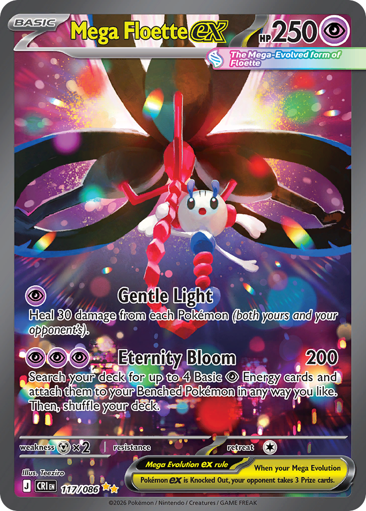 Mega Floette ex Chaos Rising SET-117