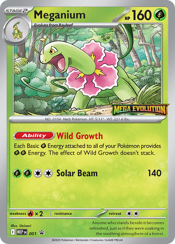 Meganium Mega Evolution Promos SET-001