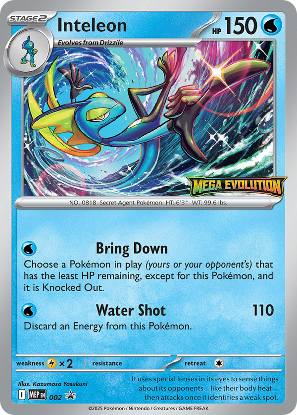 Inteleon Mega Evolution Promos SET-002