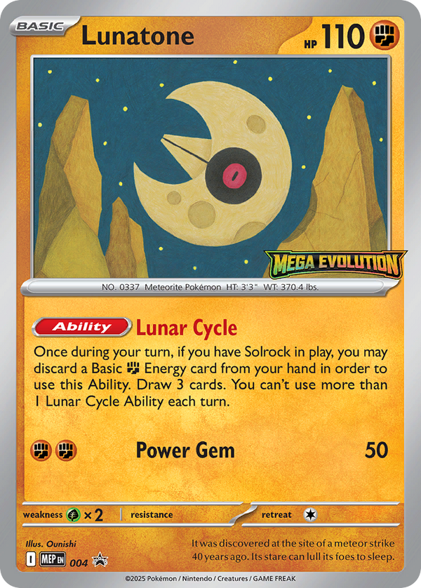 Lunatone Mega Evolution Promos SET-004
