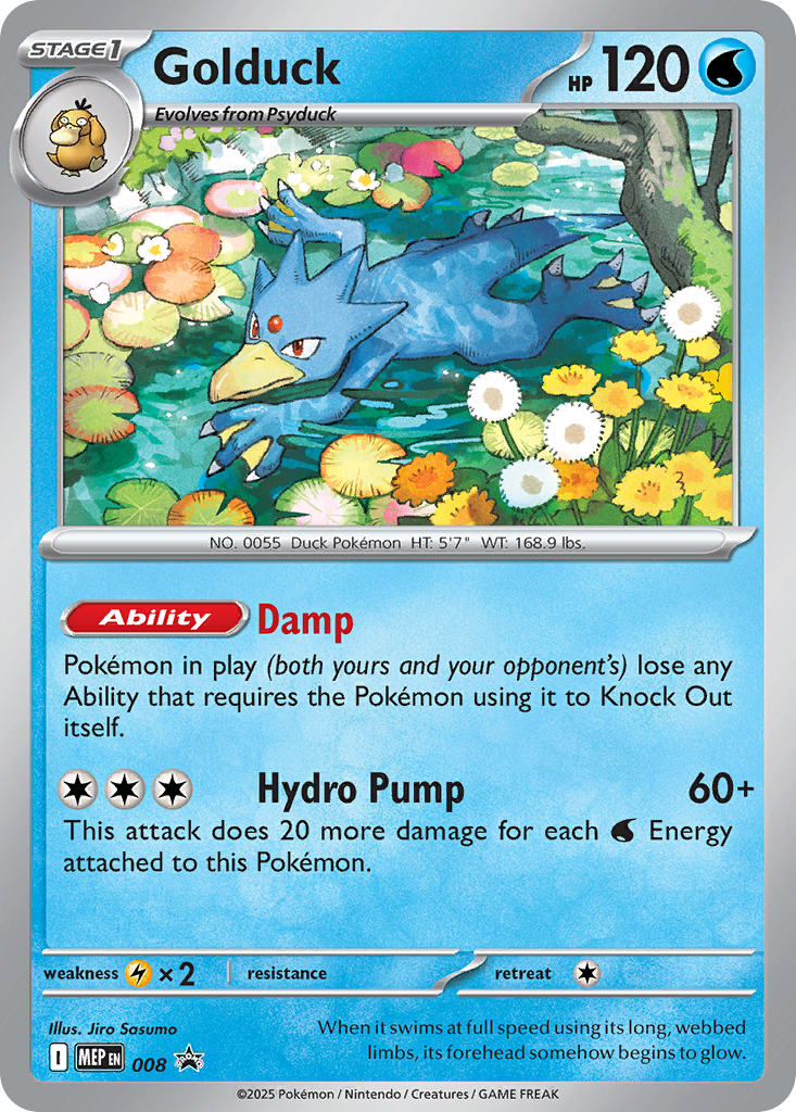 Golduck Mega Evolution Promos SET-008