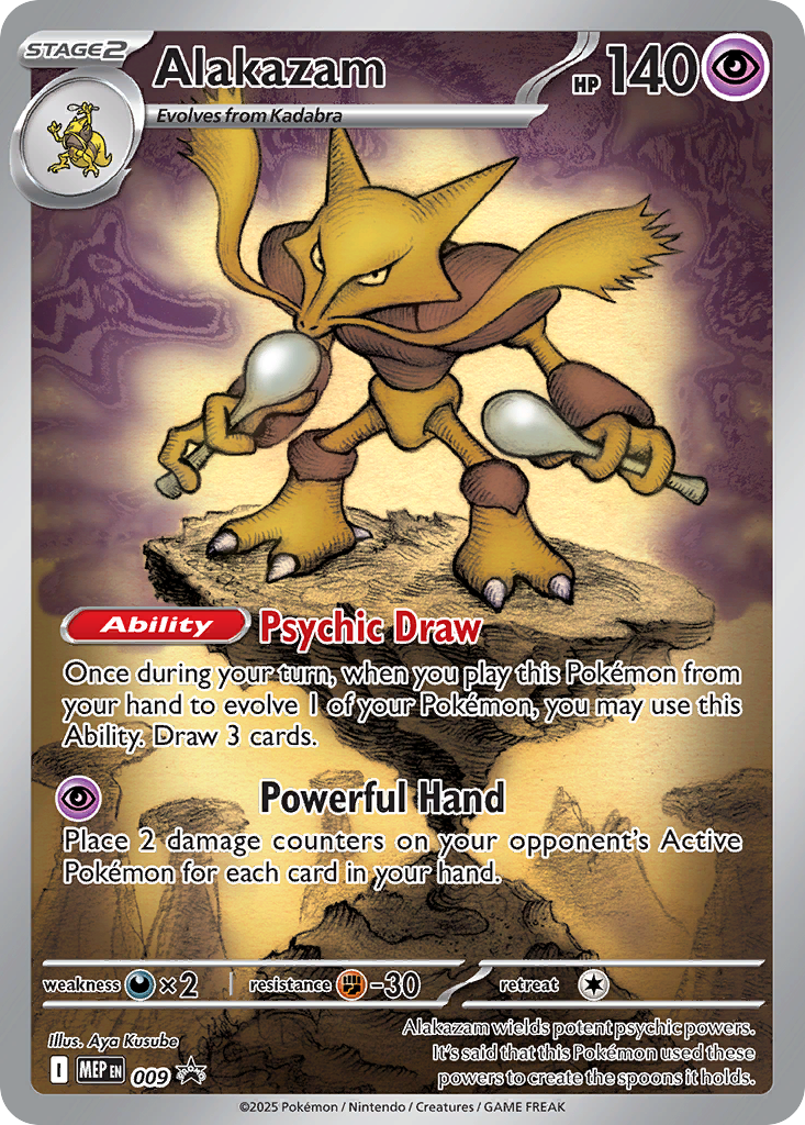 Alakazam Mega Evolution Promos SET-009