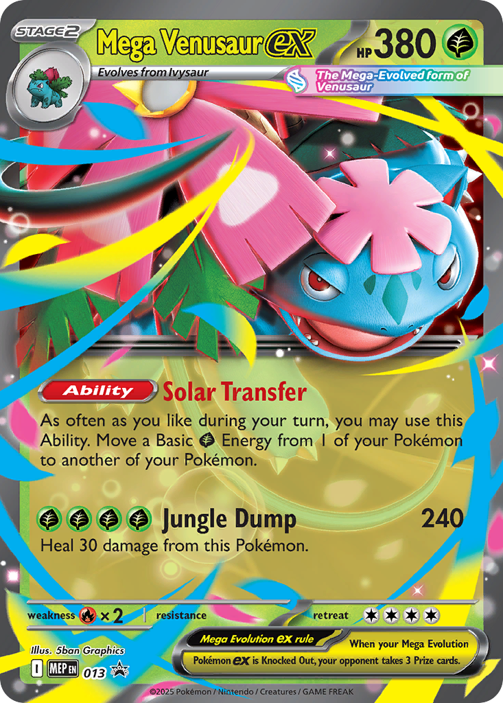 Mega Venusaur ex Mega Evolution Promos SET-013