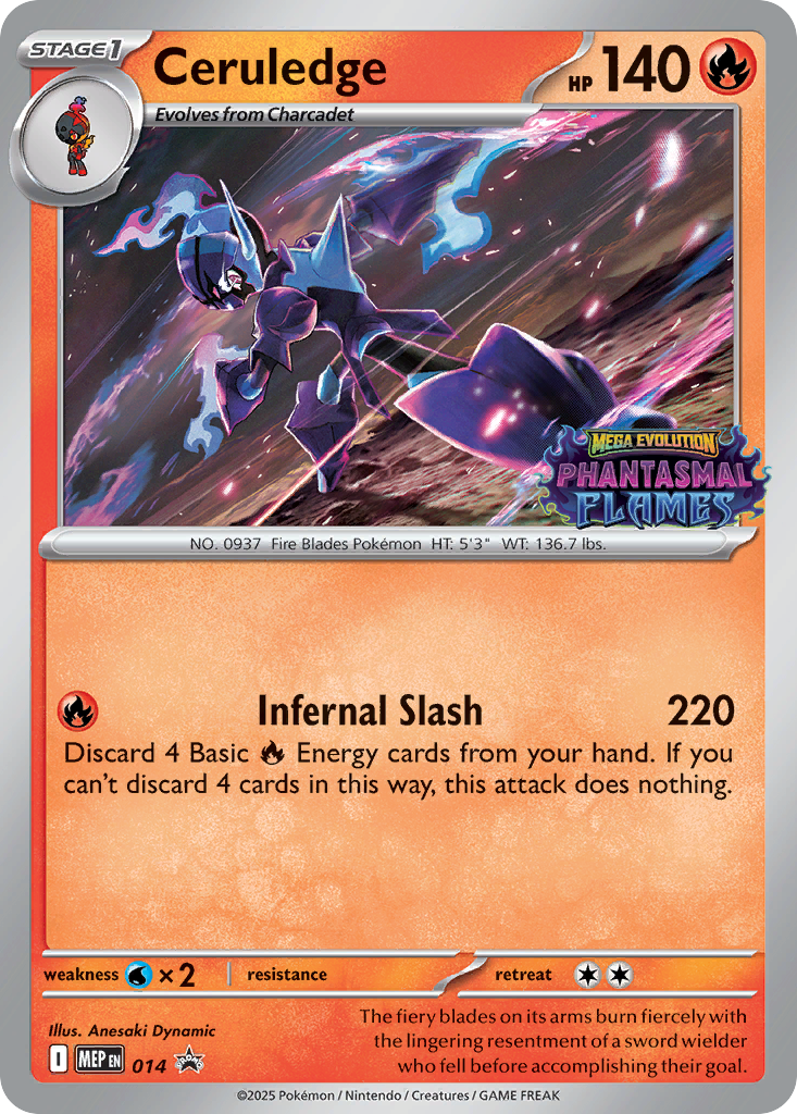 Ceruledge Mega Evolution Promos SET-014