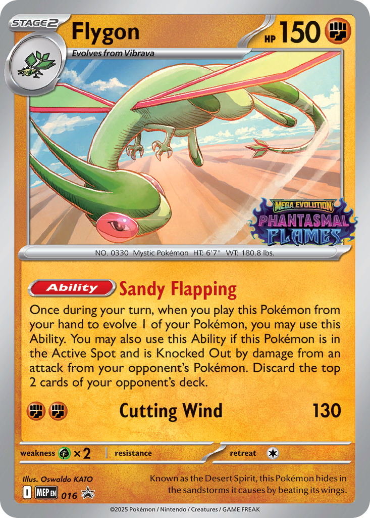Flygon Mega Evolution Promos SET-016