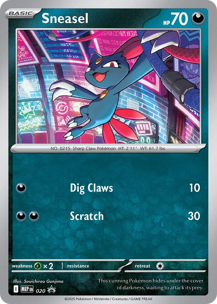 Sneasel Mega Evolution Promos SET-020