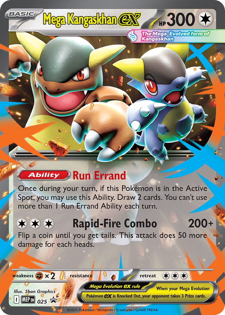 Mega Kangaskhan ex Mega Evolution Promos SET-025