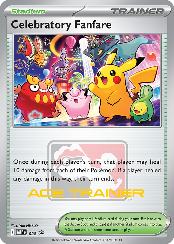 Celebratory Fanfare Mega Evolution Promos SET-028