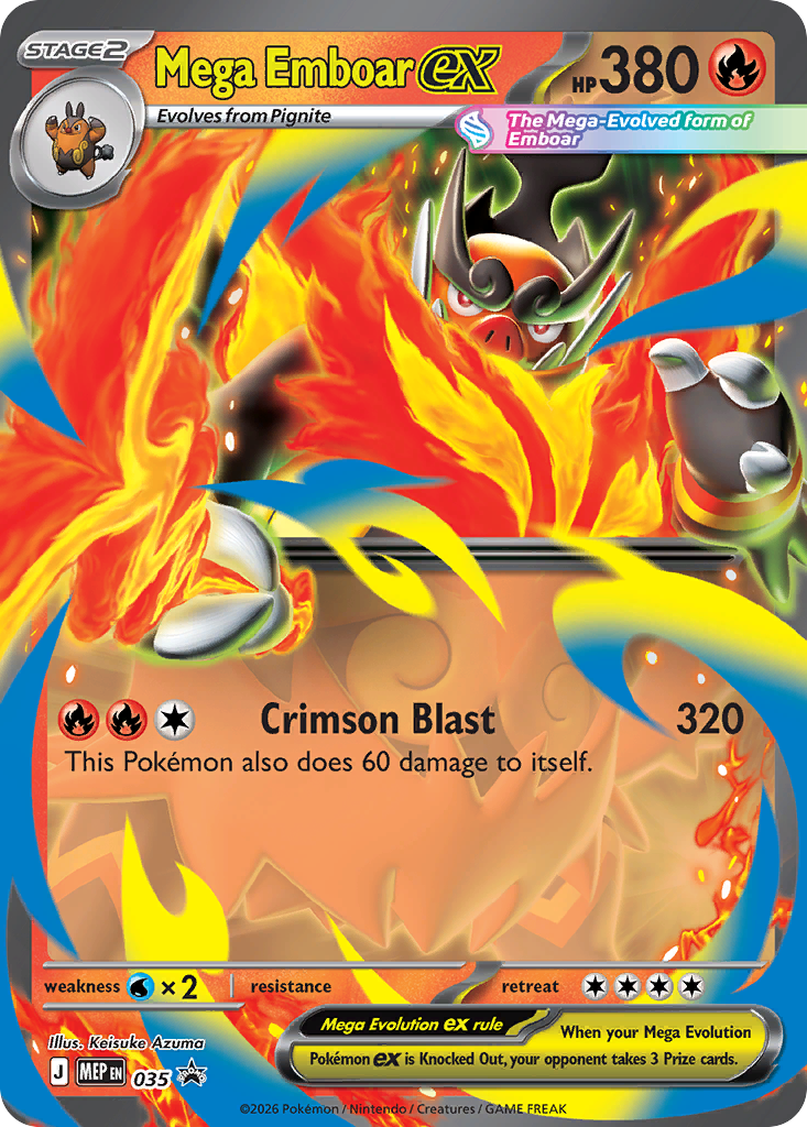 Mega Emboar ex Mega Evolution Promos SET-035