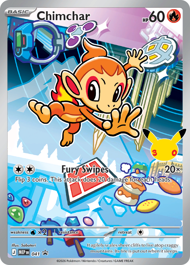 Chimchar Mega Evolution Promos SET-041