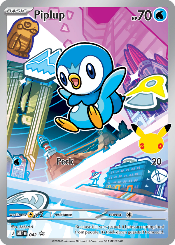 Piplup Mega Evolution Promos SET-042