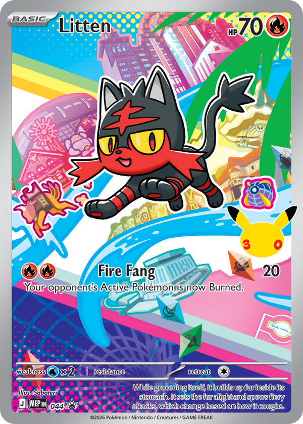 Litten Mega Evolution Promos SET-044